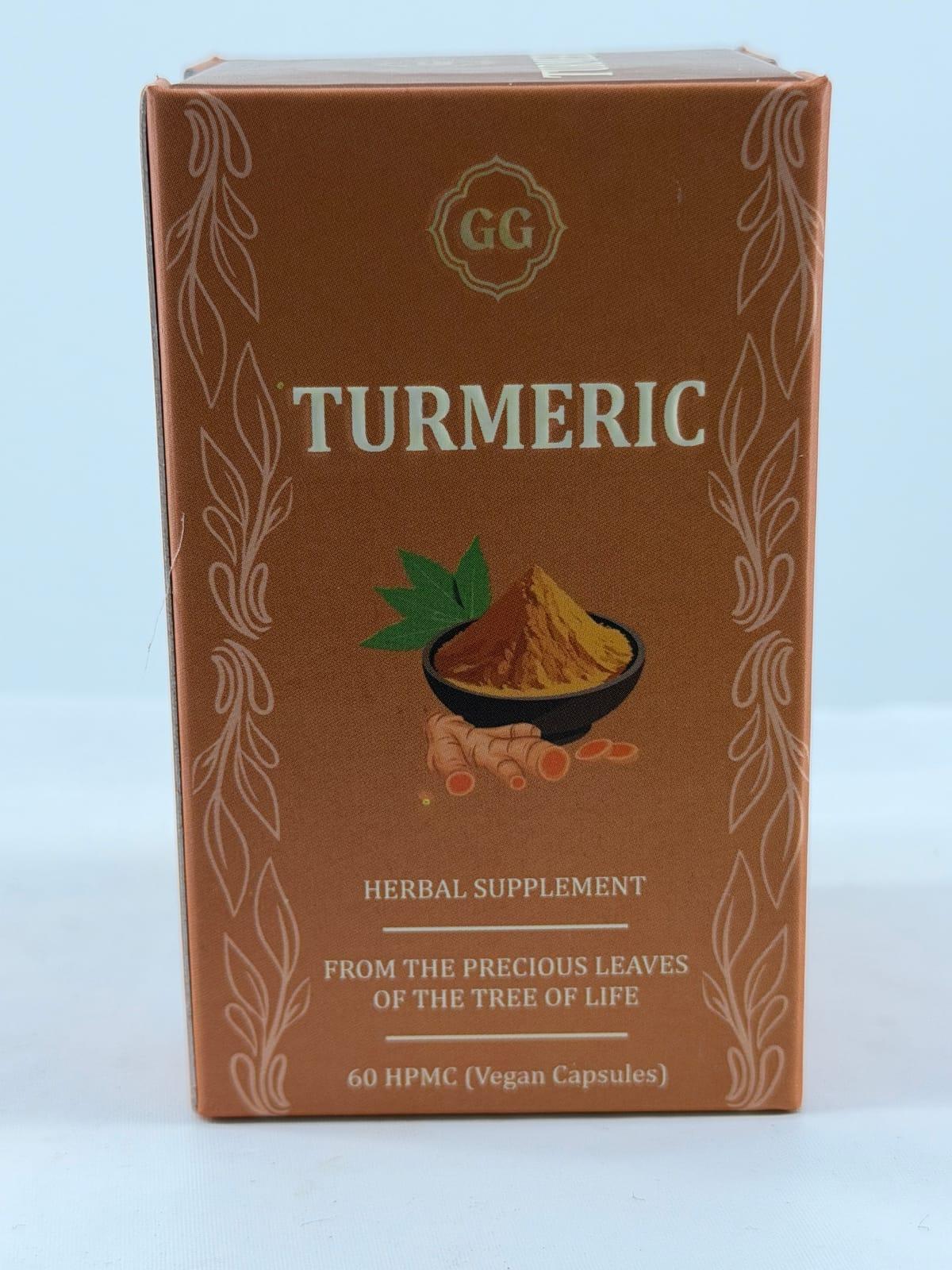 GG herbal supplement turmeric 60 Capsules
