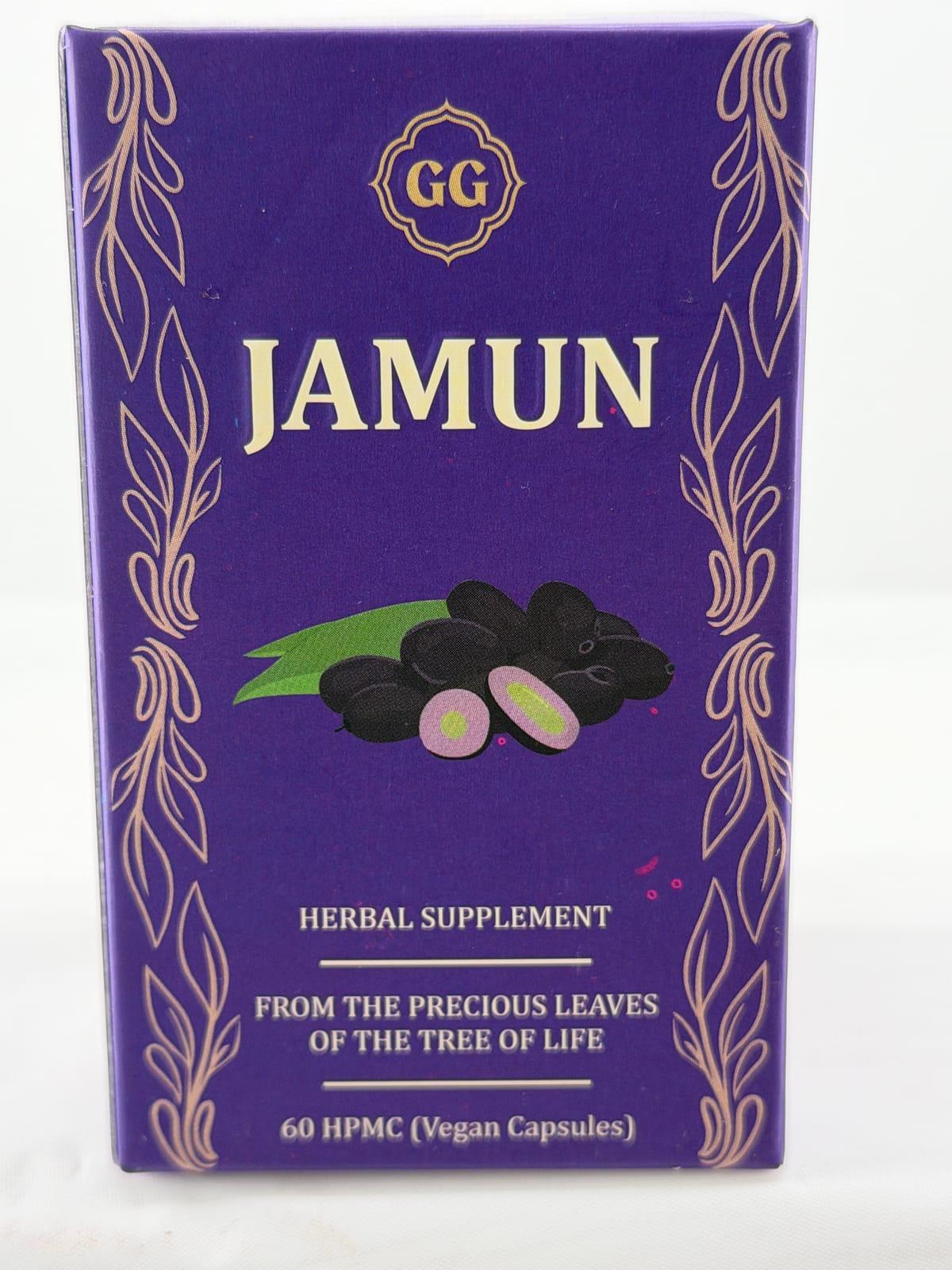 GG herbal supplement jamun 60 Capsules